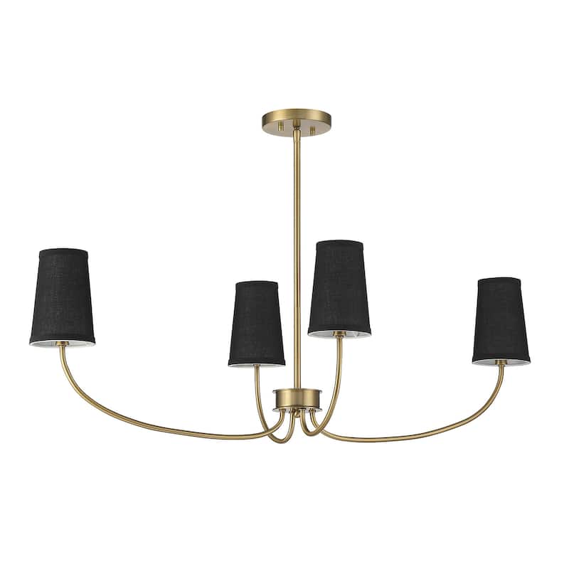 Meridian M100104 4 Light 38" Wide Chandelier