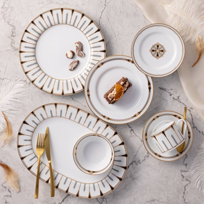Empire Gold Set Of 4 Saucers, 6"
