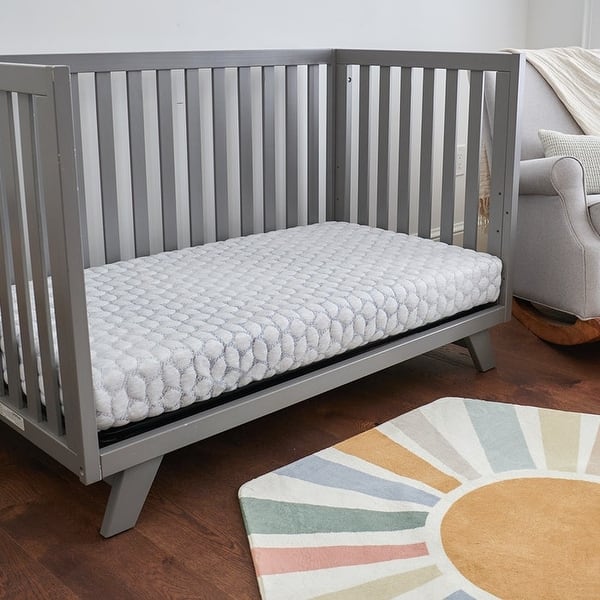 slide 2 of 4, Lullaby Earth Gentle Start Breathable 2-Stage Crib Mattress