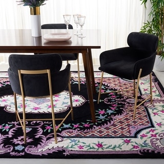 SAFAVIEH Handmade Bellagio Fronnie Oriental Medallion Wool Rug