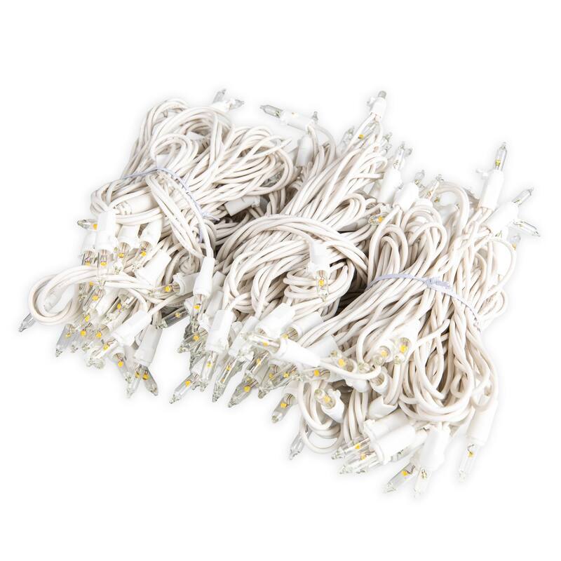 RetroGlo® 46.5' LED Chasing Lights, 140 Clear Bulbs, 16 Functions, Vintage Look