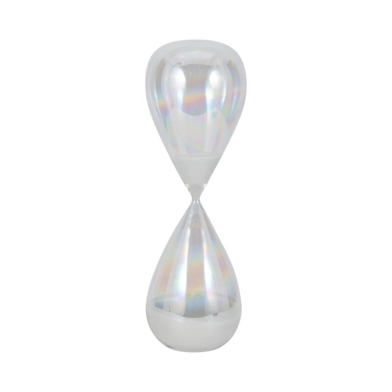 Contemporary Hourglass Sculpture for Home Decor - Stylish Decorative Object