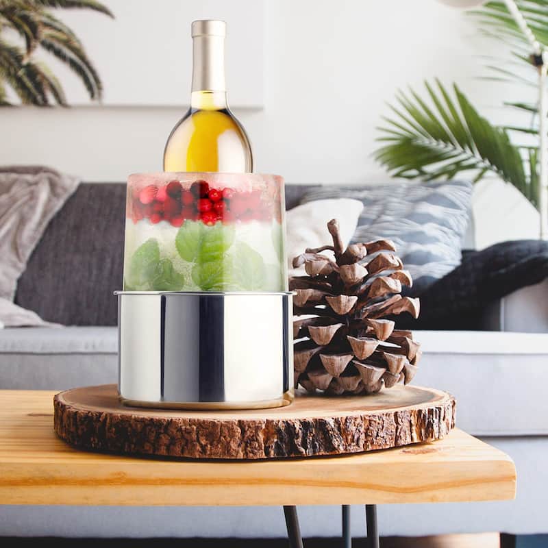 Final Touch Stainless Steel Ice Bottle Chiller