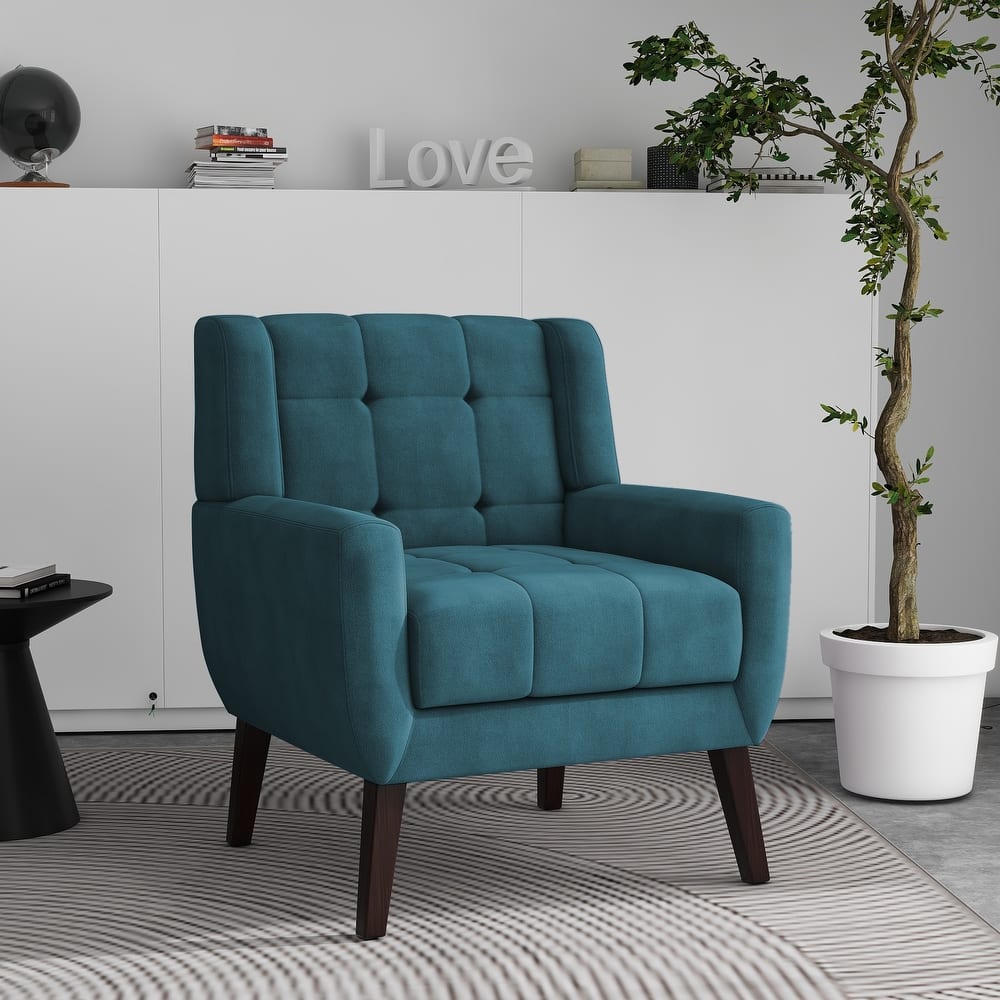 Tufted Arm Chair Upholstered Lounge Chair