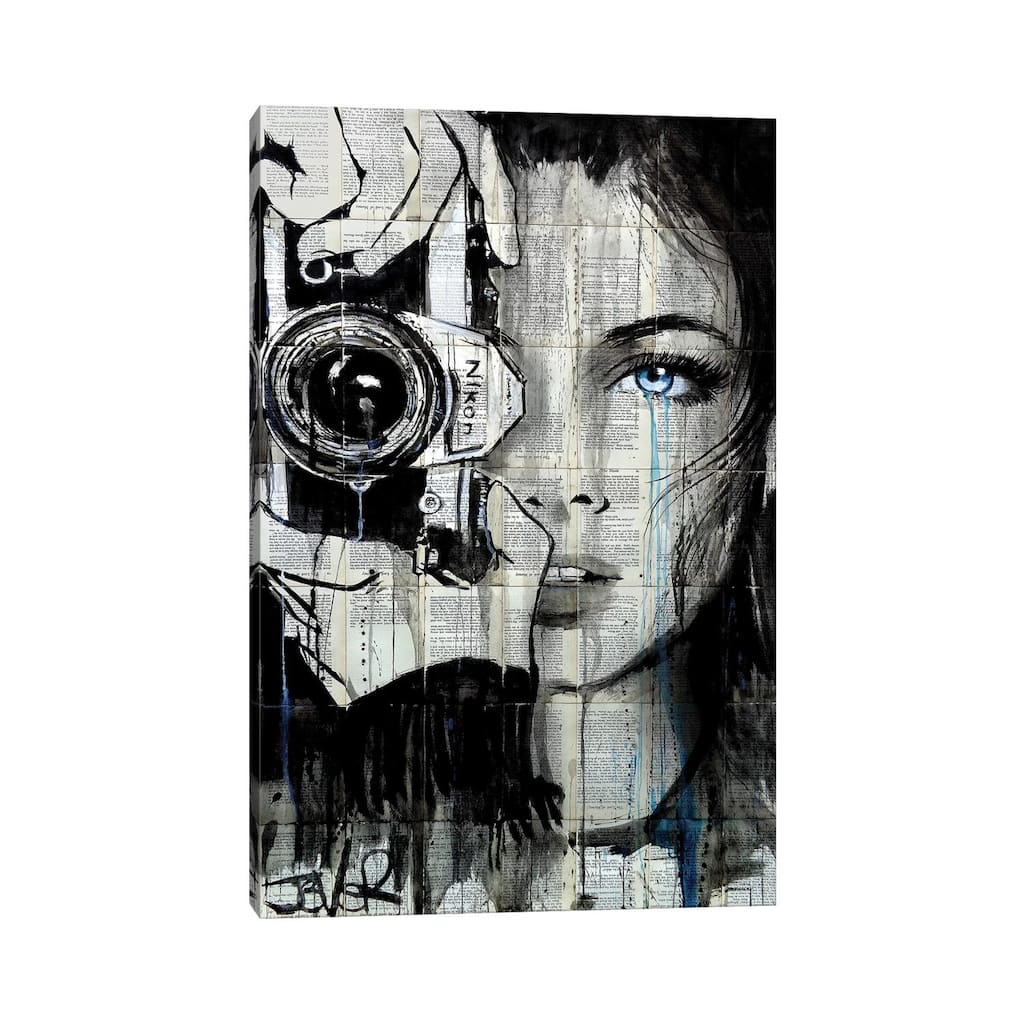 iCanvas "Shootin" by Loui Jover Canvas Print