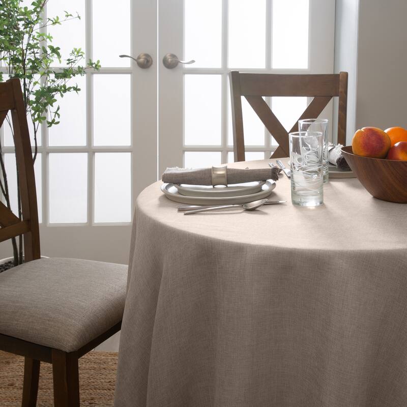Home Details Chic and Rustic Tablecloth in Linen