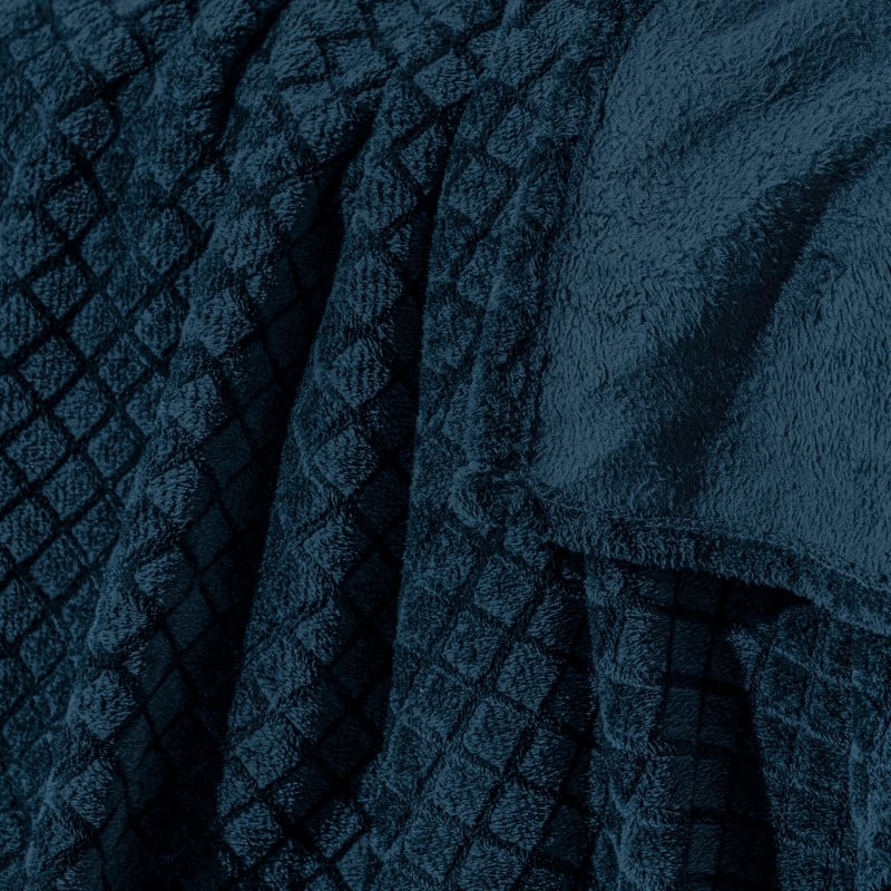 Superior Alaska Quilted Diamond Plush Fleece Blanket For Couch or Bed