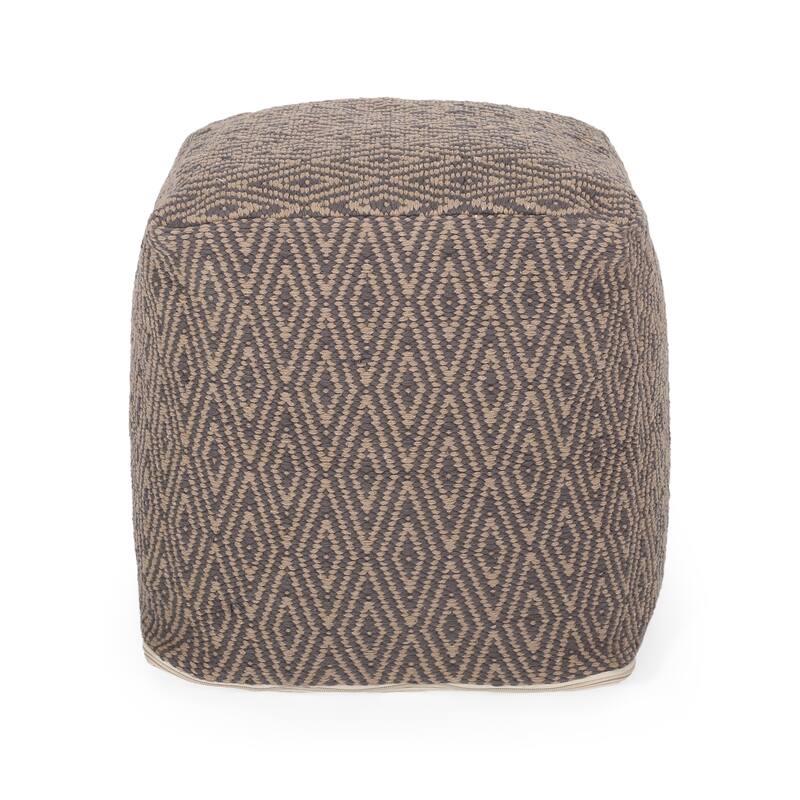 Amuleto Hand - Loomed Cotton Pouf