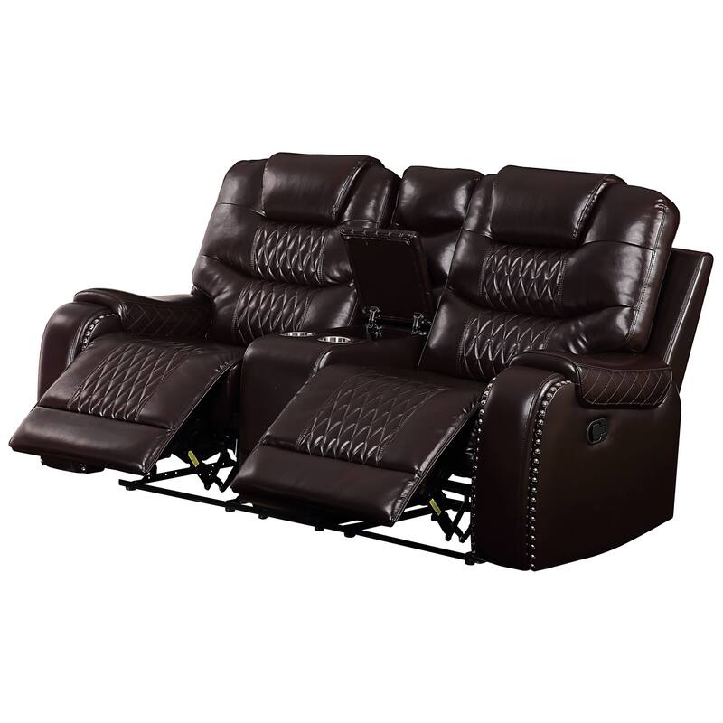Livette Saddle Arm Motion Loveseat