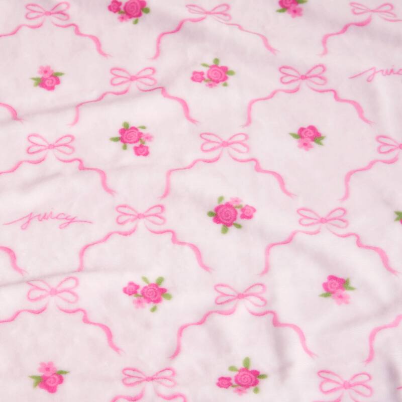 Juicy Couture 50"x70" Plush Kids Throw Blankets