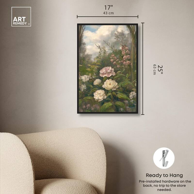 Woodland Bloom Canvas by Art Remedy