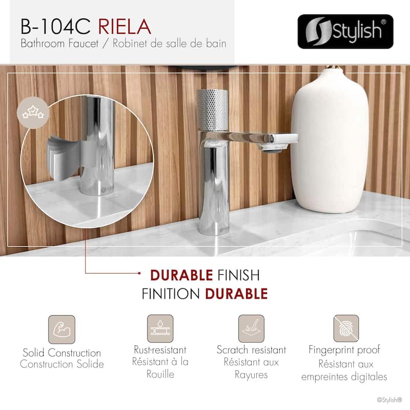 STYLISH Single-Handle Vessel Bathroom-Faucet B-104