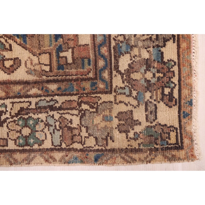 ECARPETGALLERY Hand-knotted Antalya Vintage Brown Wool Rug - 3'8 x 6'11