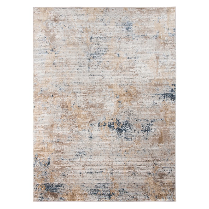 The Gray Barn Longleat Modern Abstract Polyester Blend Area Rug