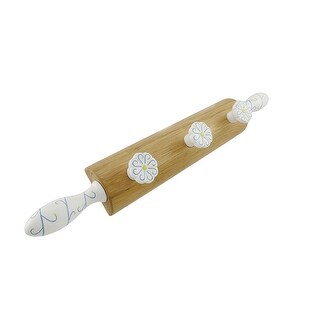 Shop Decorative Wooden Rolling Pin Wall Pegs 2 5 X 17 25 X 2 5