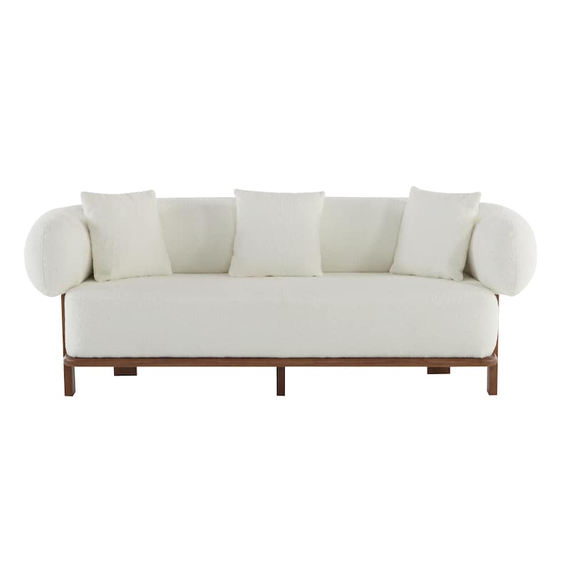 Christopher Knight Home - Oliver Wells Signature Round Arm Sofa