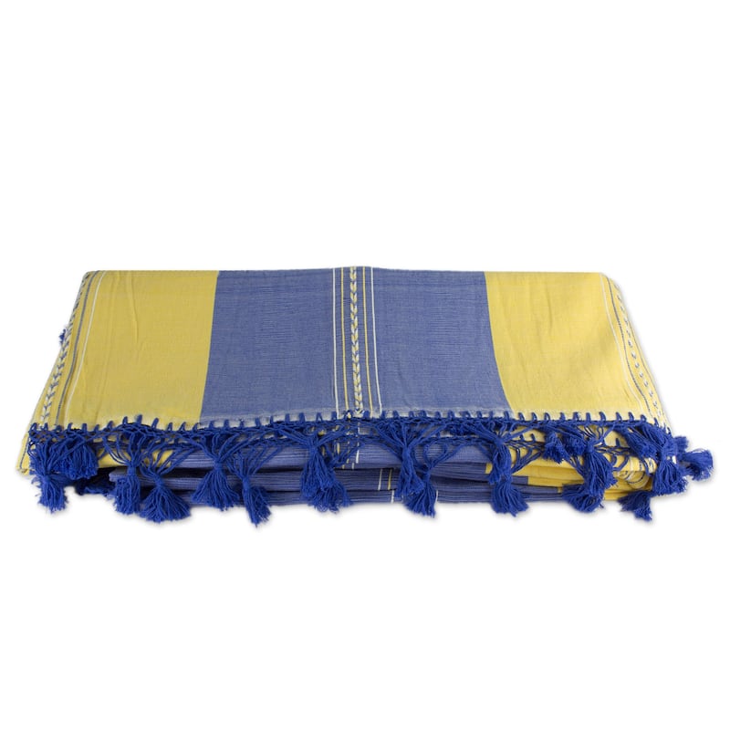 Zapotec Cotton Oaxaca Morn Bedspread (King)