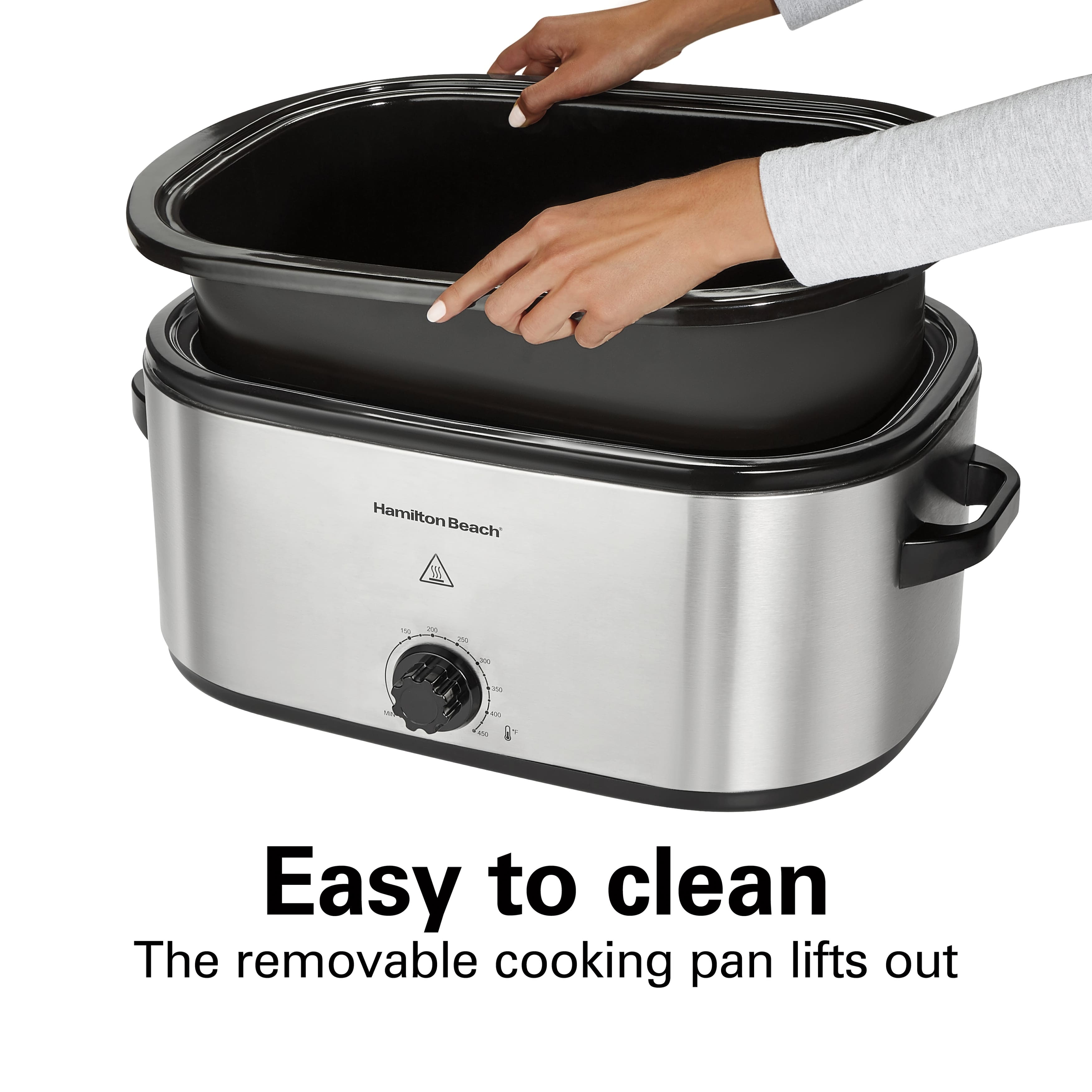 Hamilton Beach 22 Quart Stainless Steel Electric Roaster Oven Bed