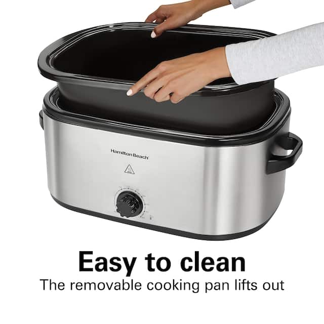Hamilton Beach 22 Quart Stainless Steel Electric Roaster Oven