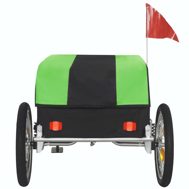 Heavy-Duty Bike Cargo Trailer with Removable Waterproof Cover - 88 lbs Capacity, 16" All-Terrain Wheels