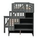 preview thumbnail 11 of 13, Space-Efficient Multifunctional Twin-Over-Full Bunk Bed with Twin size Trundle,Storage