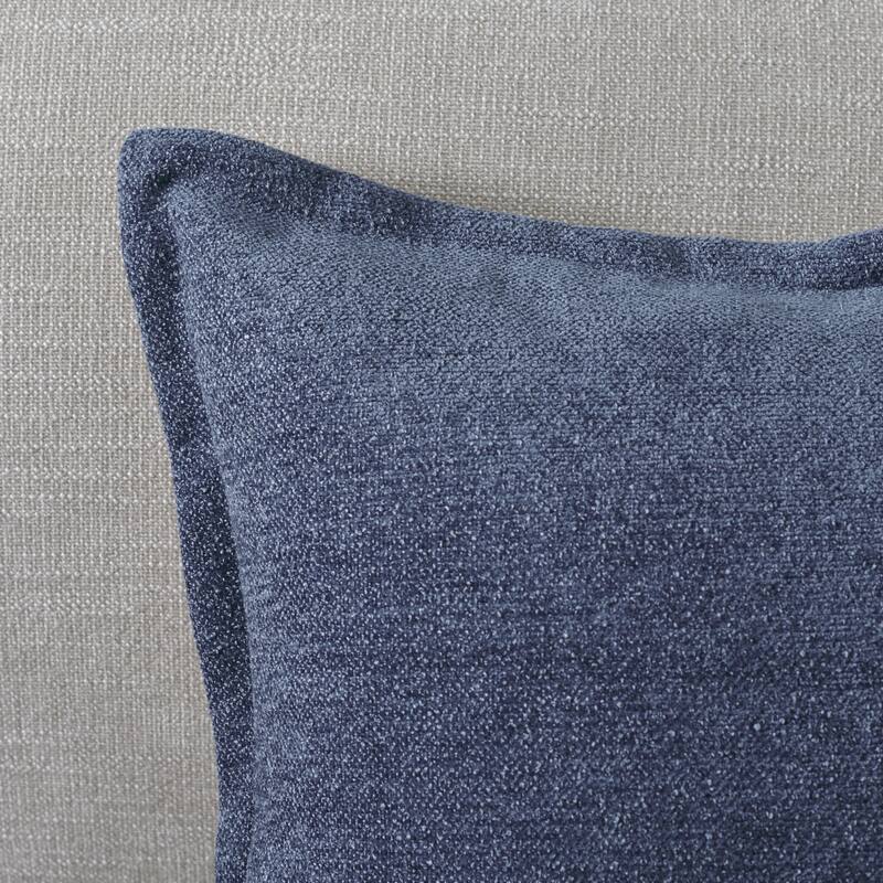 SAFAVIEH Home Arwyn Blue Cotton Blend Lumbar Decorative Throw Pillow