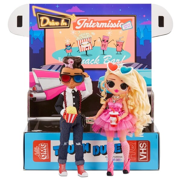 OMG Movie Magic Fashion Tough Dude and Pink Chick Doll