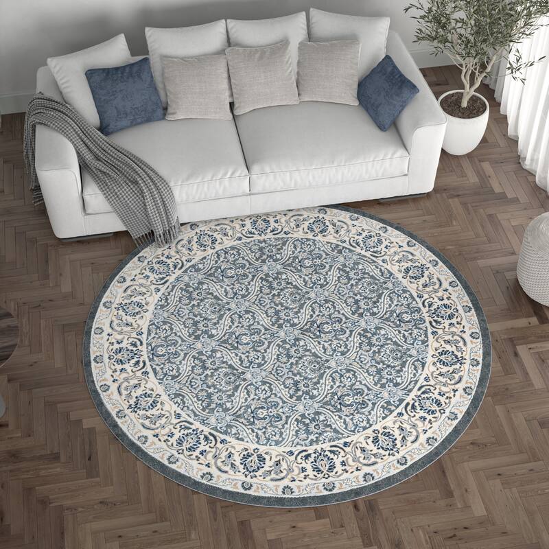 Carrington Traditional Border Indoor Area Rug