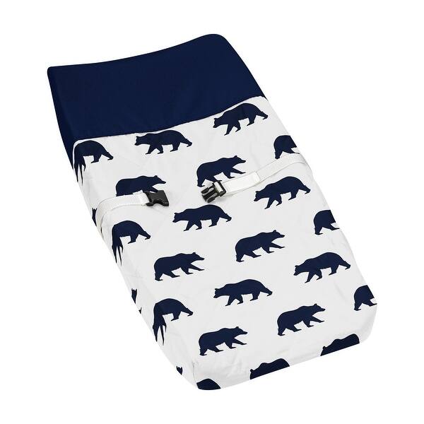 slide 2 of 6, Sweet Jojo Designs Changing Pad Cover for the Big Bear Collection