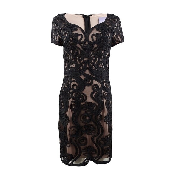 soutache sheath dress js collections