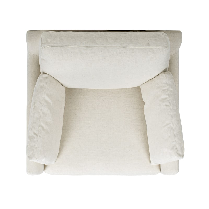 Pasadena 36" Wide Modern Farmhouse Velvet Accent Arm Chair
