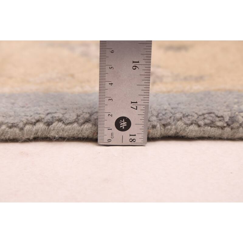 ECARPETGALLERY Hand-knotted Royal Oushak Light Denim Blue Wool Rug - 9'2 x 12'3