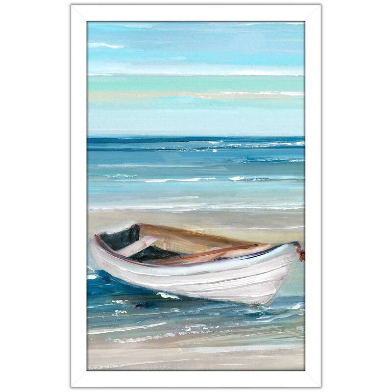 "Shore Hopping (Vertical)" by Sally Swatland Print on Acrylic