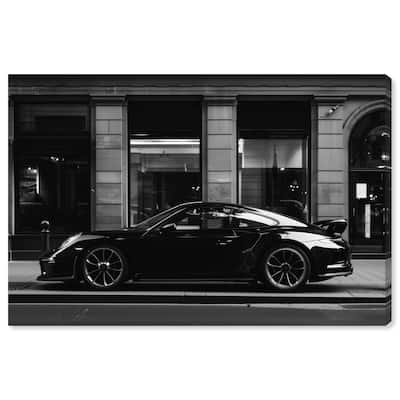 Notoriart City Streets Car Gallery Wrapped Car 1 Piece Canvas Wall Art