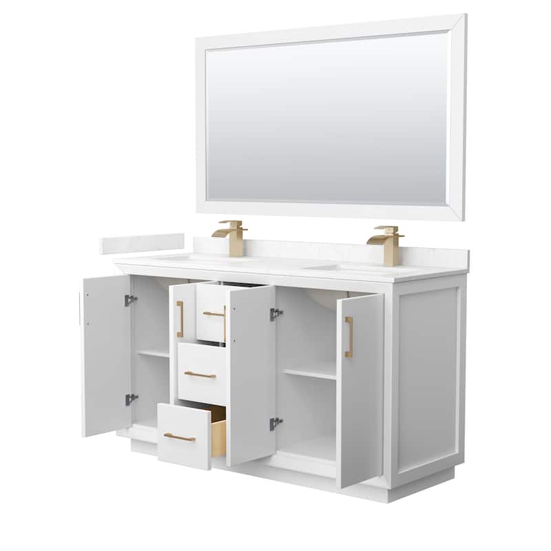 Wyndham Collection WCF414160D-VCA-UNSM58 Strada 60" Free Standing