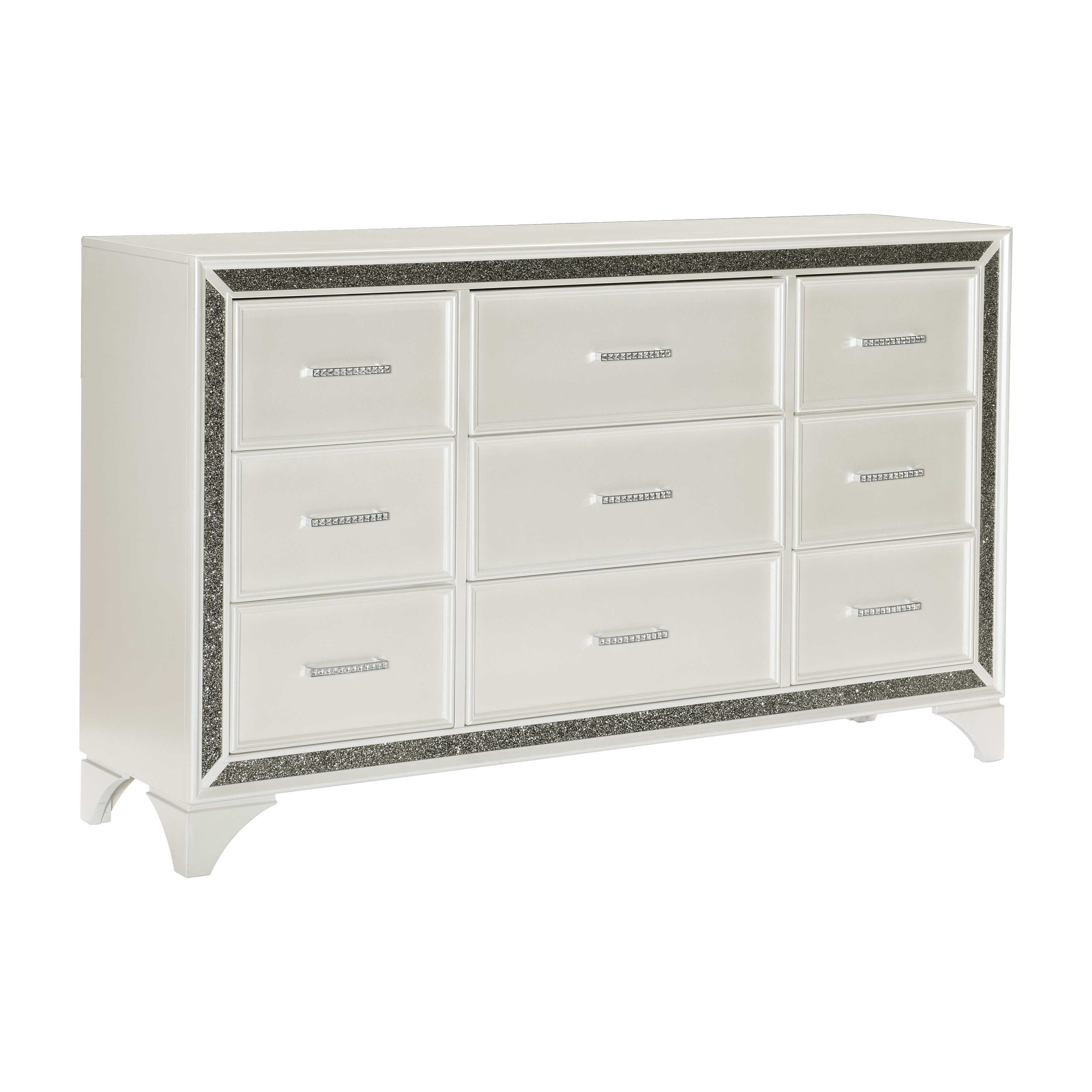 metallic finish dresser Benjara Loy Tall Dresser Chest, 4 Drawers Champagne Gold Metallic, Mirror Trim