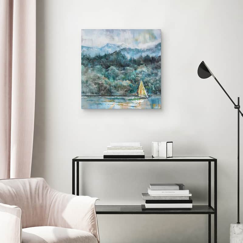 Mountain Sail by Studio Arts Canvas Art Print