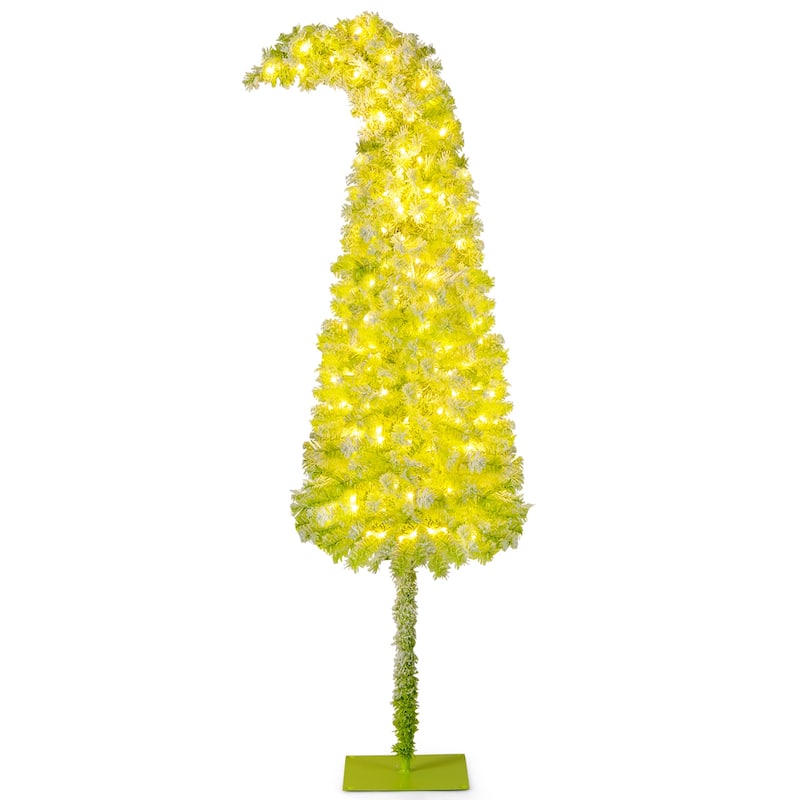 Costway 5/6/7 FT Bendable Christmas Tree with Bendable Top, 290 Branch - See Details