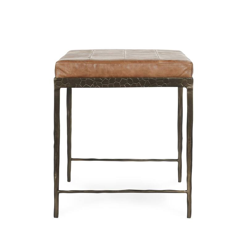 Classic Home Malo Leather 28" Bench