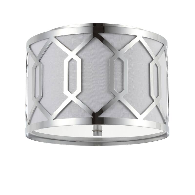 Aria Metal LED Flush Mount, by JONATHAN Y