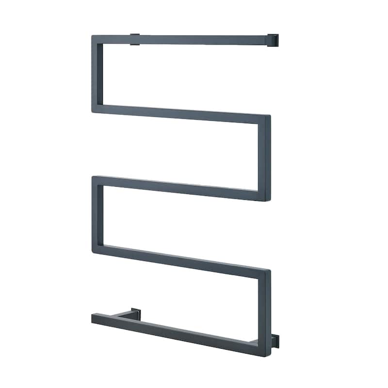 Voltaire 5-Bar Electric Towel Warmer in Matte Black - 8'3" x 11' - Matte Black