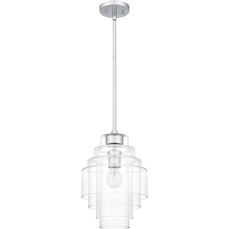 Quoizel Piccolo Pendant 1-Light Pendant in Polished Chrome - Polished Chrome