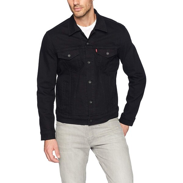 levis mens black jacket