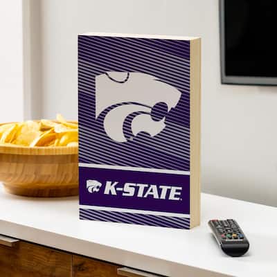 Kansas State University Wooden Tabletop Mantel Shelf Sign
