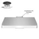 preview thumbnail 7 of 9, Cosmo 30 in. Ducted Under Cabinet Range Hood in Stainless Steel with Push Button Controls, LED Lighting and Permanent Filters