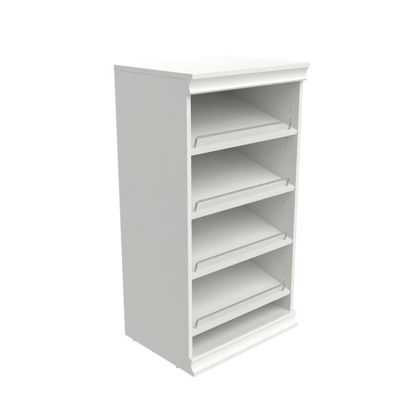 ClosetMaid Modular Storage 12-Pair Shoe Shelf Unit - White