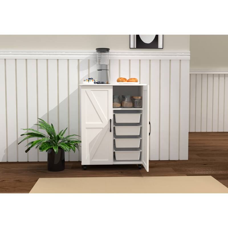 Rice door storage cabinet, exquisite craftsmanship to create, strong and durable, large capacity storage