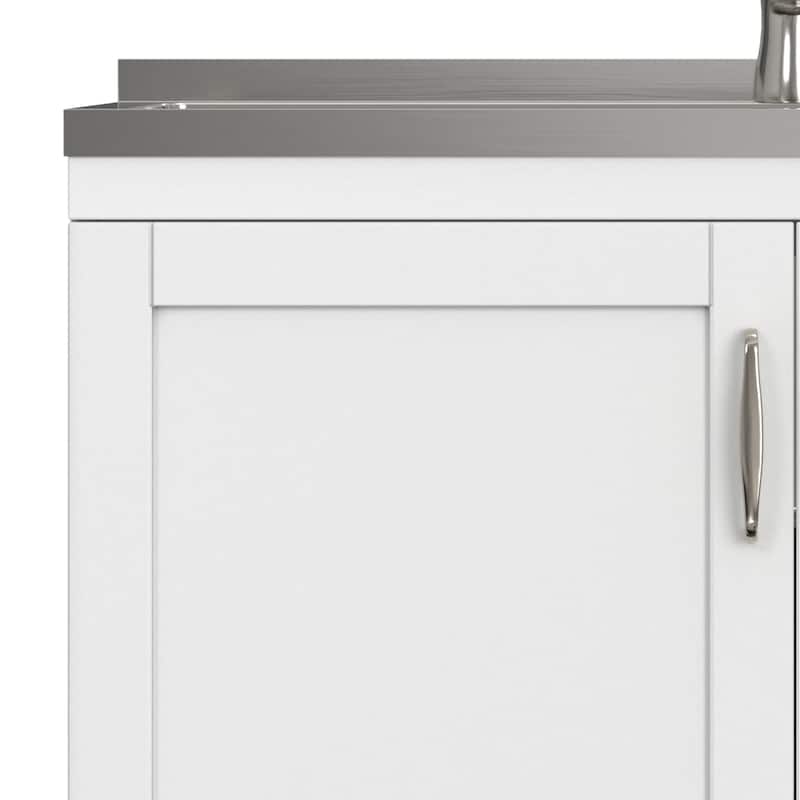 WYNDENHALL Alma Transitional Deluxe Utility Sink & Cabinet