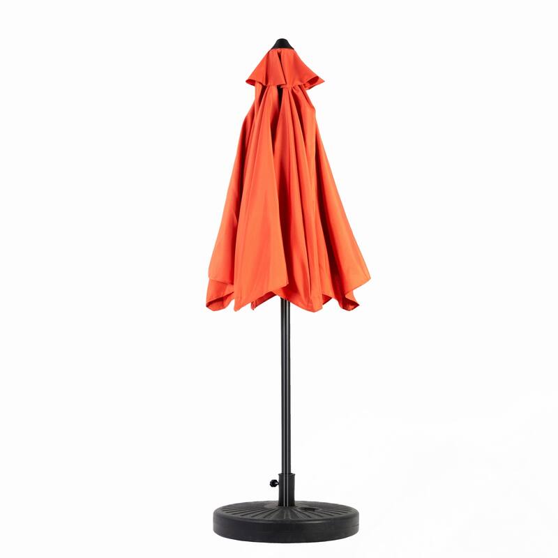 9FT Patio Umbrella with Push Button Tilt and Crank(Base Not Included)