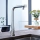 preview thumbnail 11 of 10, Grohe Zedra 1.75 GPM Single Hole Pull Out Kitchen Faucet